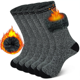 KOITHOT 3 Pack Thermal Socks for Men & Women, Thick Warm Winter Socks for Cold Weather