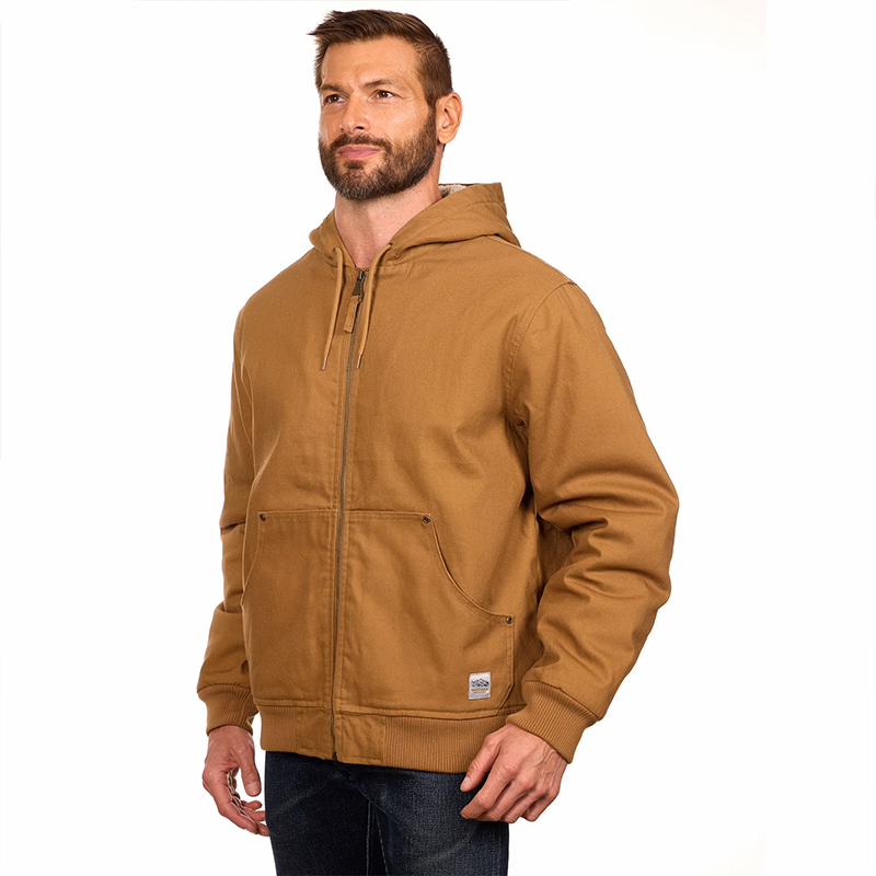 Bass Creek Outfitters Men's Duck Canvas Sherpa Lined Jacket, Sizes M-3XL